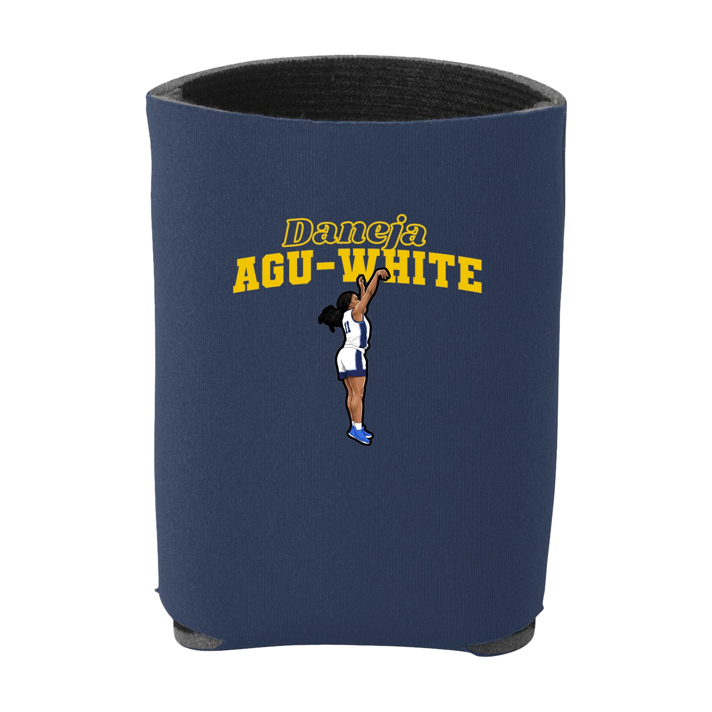 Can Holder — Name Arch in Navy