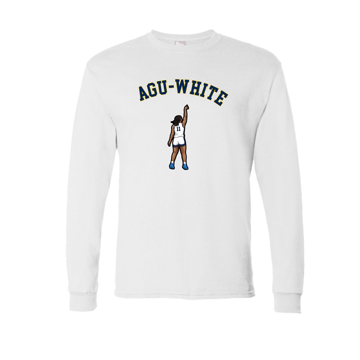 Long Sleeve Tee — Shirsey Arch in White