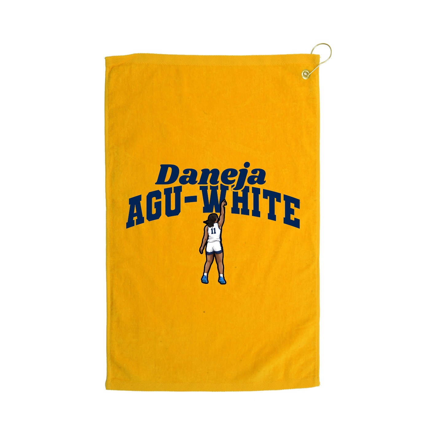 Golf Towel — Signature Arch in Gold