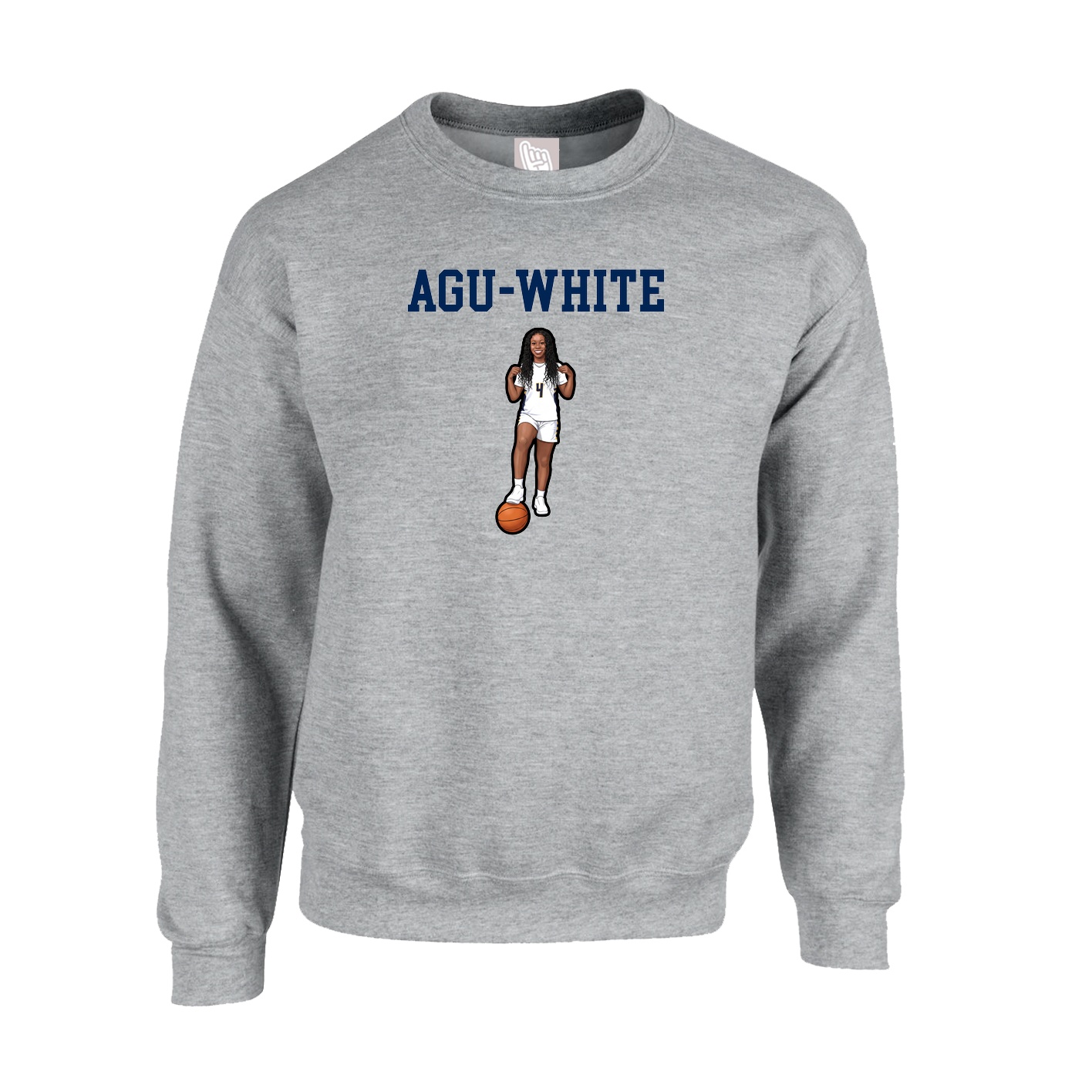 Fleece Crew — Shirsey in Grey