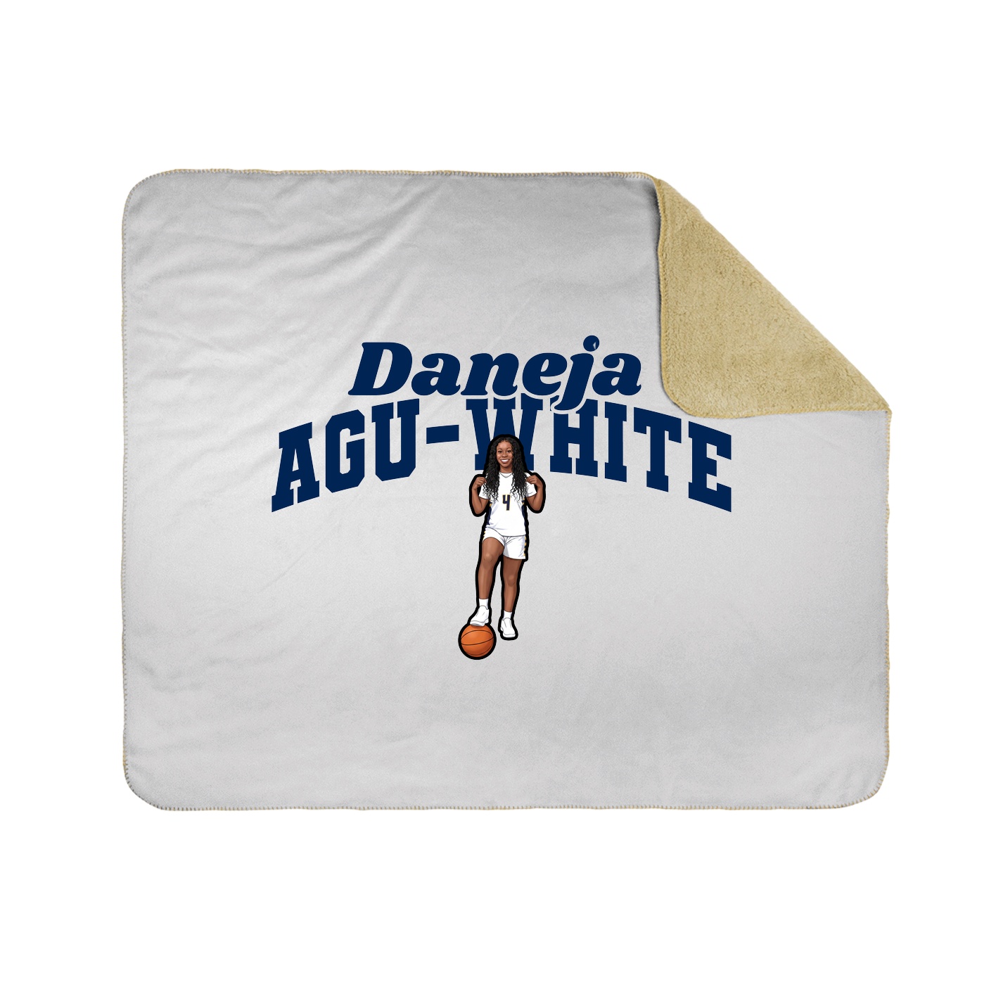 Throw Blanket — Signature Arch in White