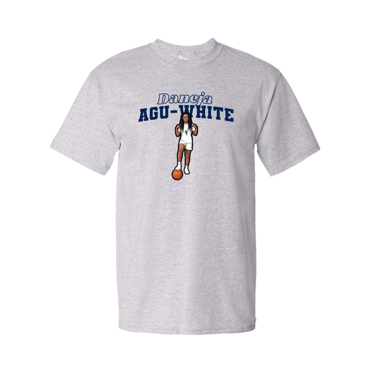 Tee — Name Arch in Grey