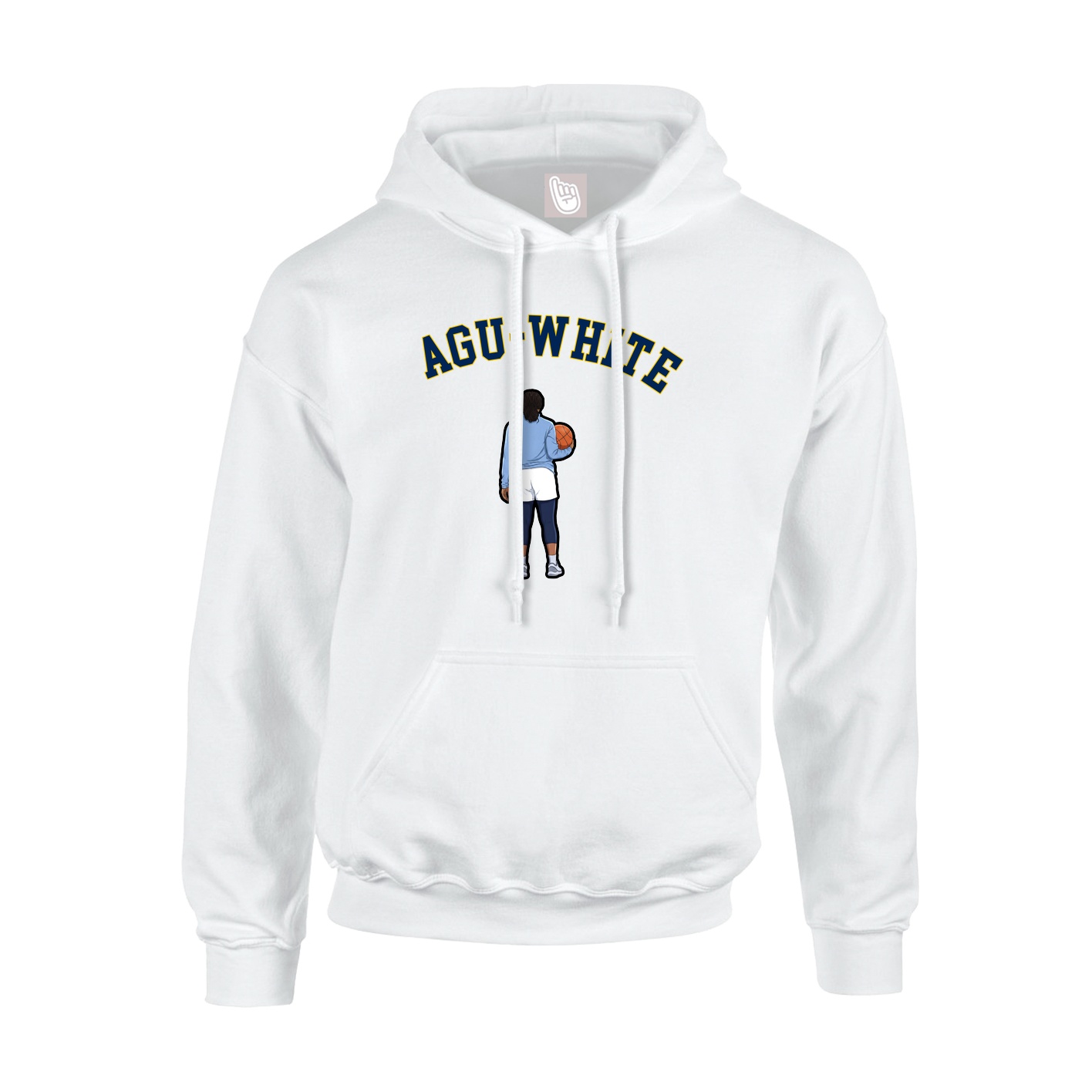 Hoodie — Shirsey Arch in White