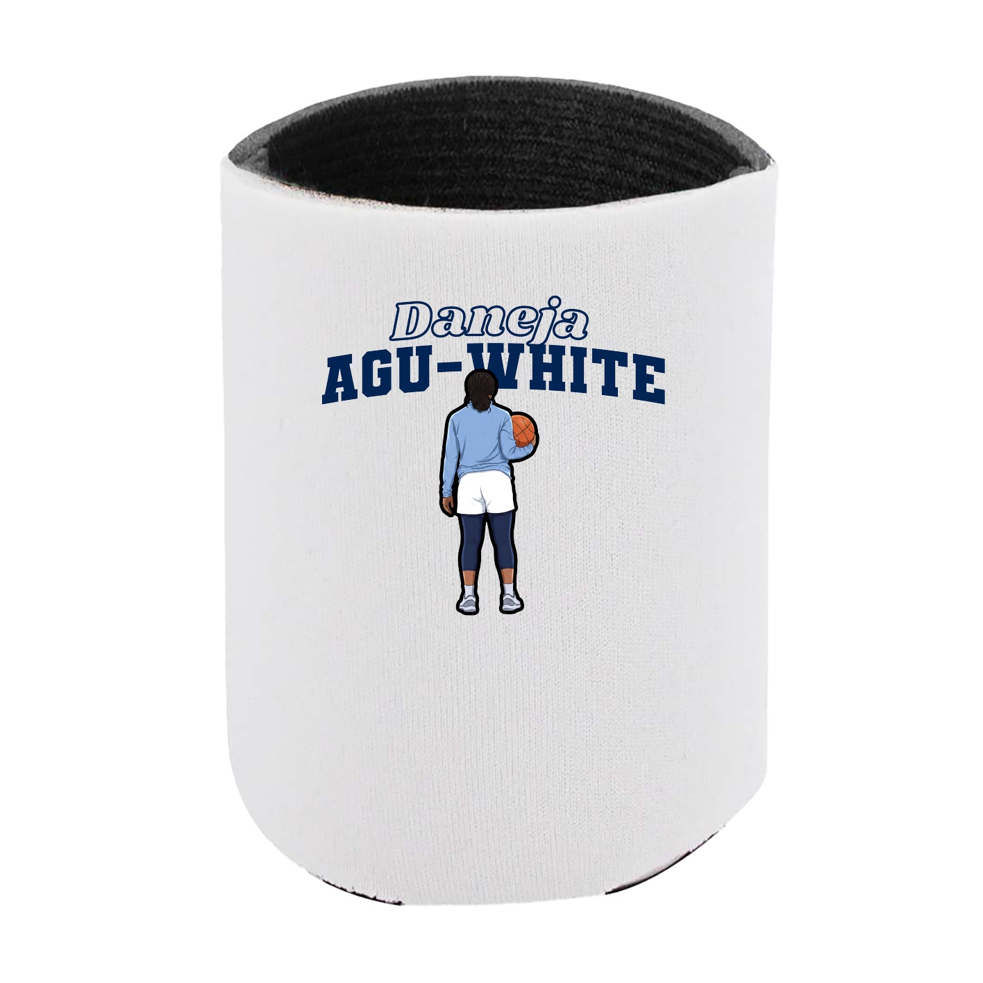 Can Holder — Name Arch in White