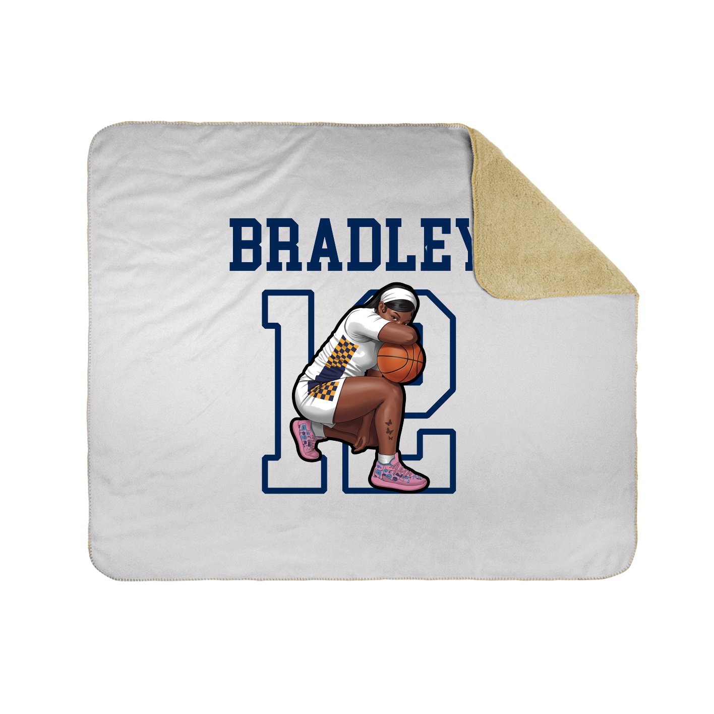 Throw Blanket — Shirsey in White