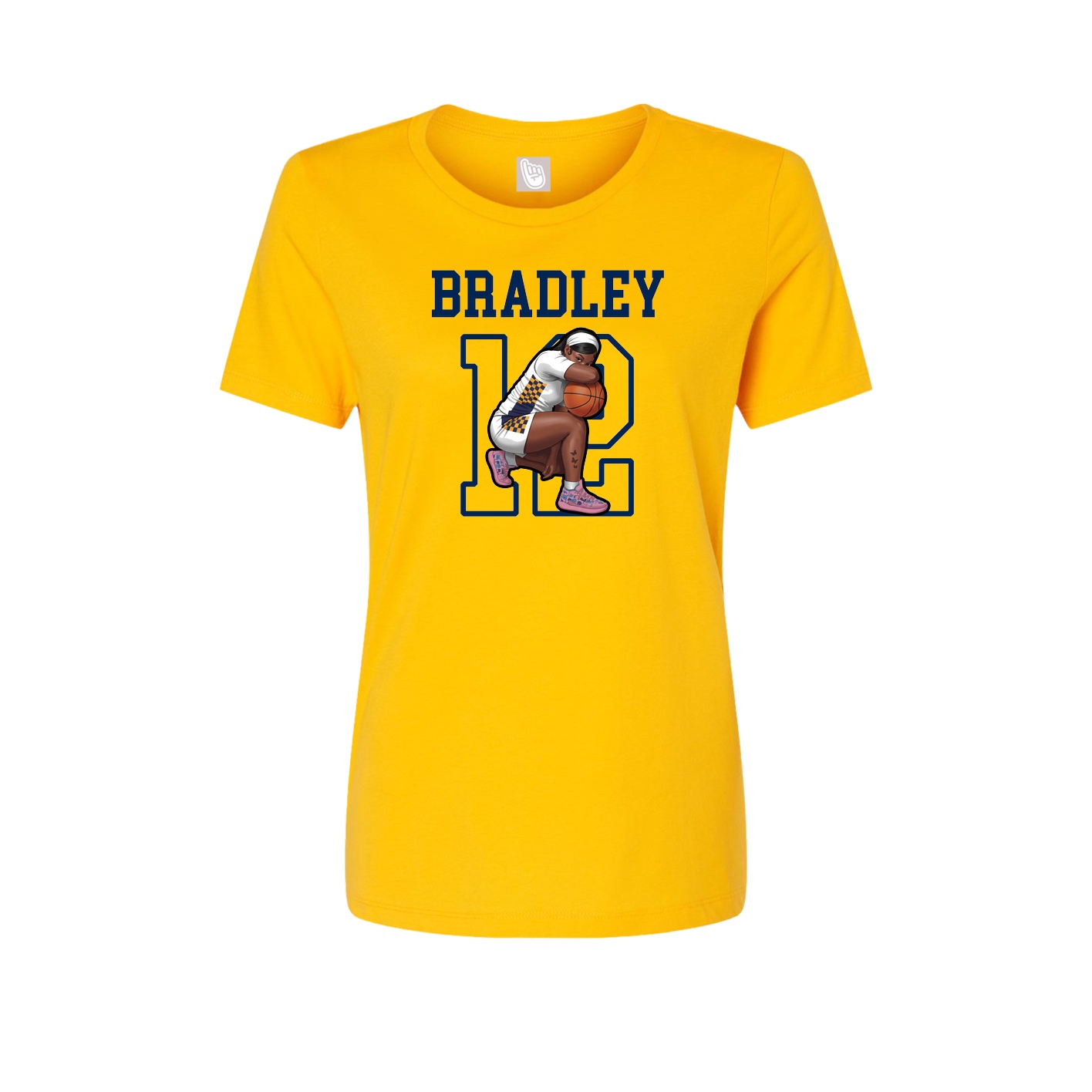 Fitted Women's Tee — Shirsey in Gold