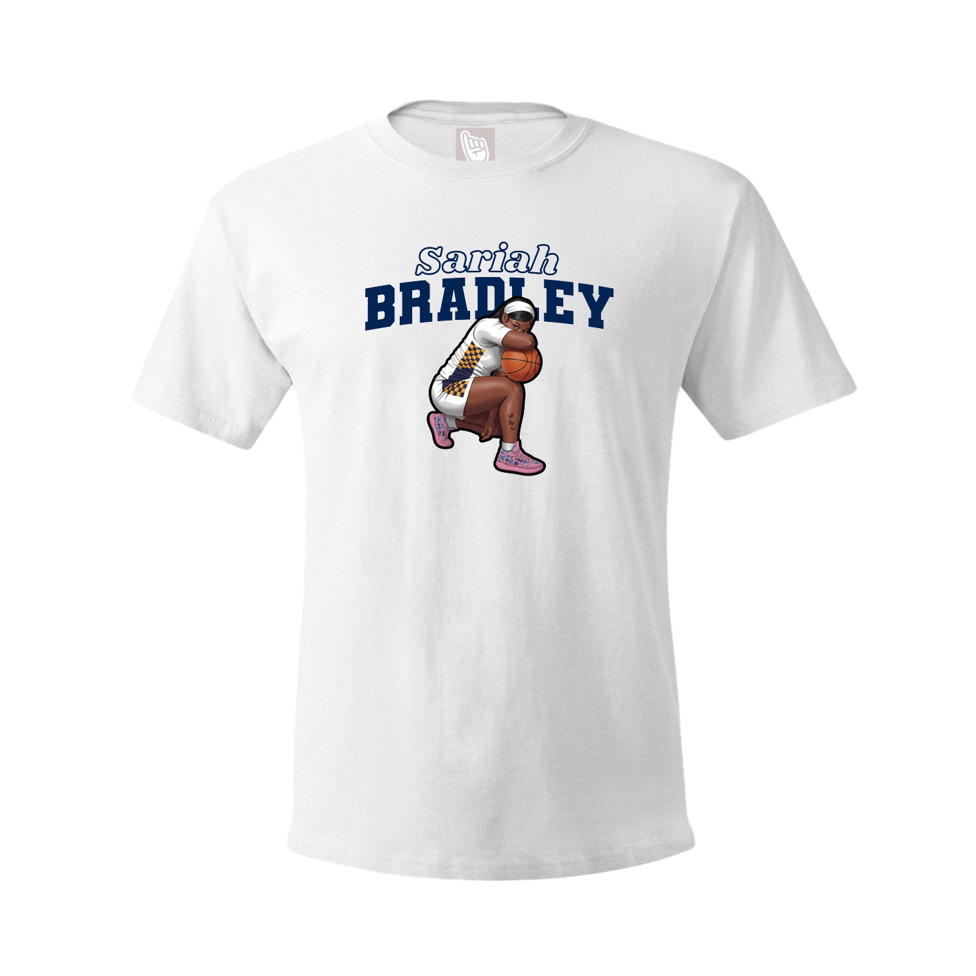 Tee — Name Arch in White