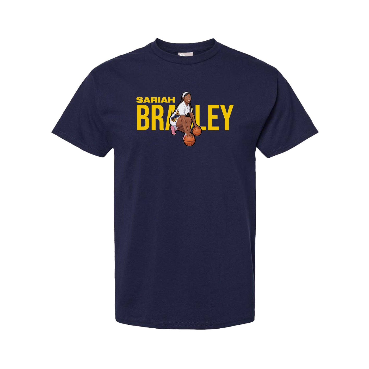 Youth Tee — Player Name in Navy