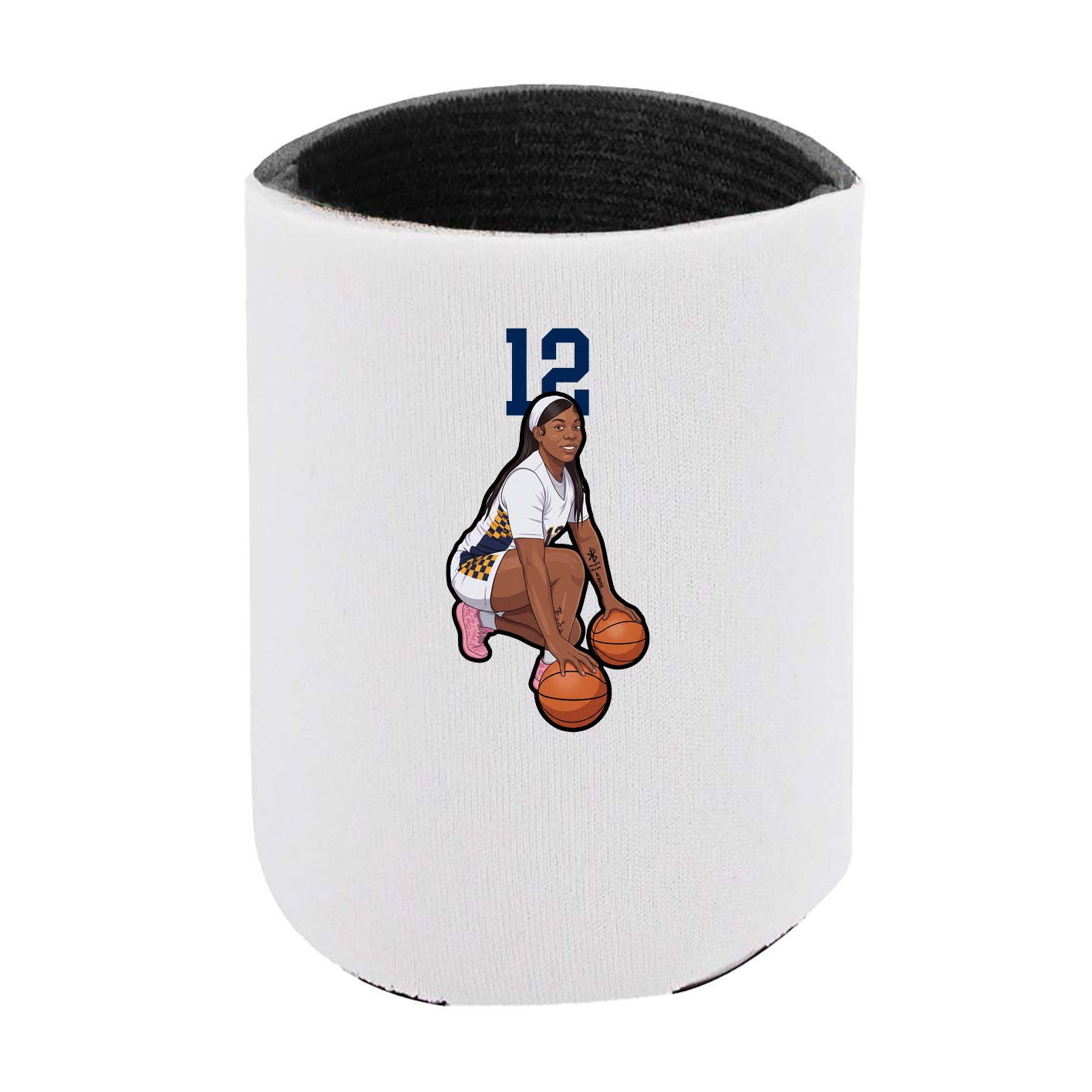 Can Holder — Number Top in White