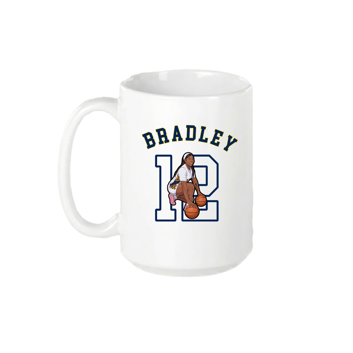 15oz Coffee Mug — Shirsey Arch in White