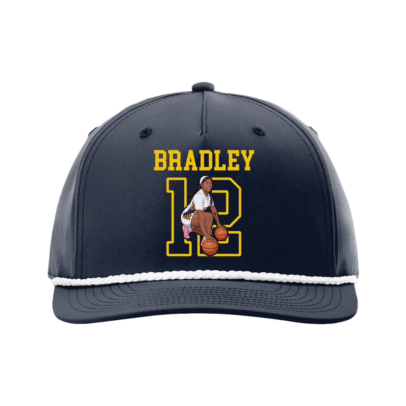 Five-Panel Classic Rope Cap — Shirsey in Navy