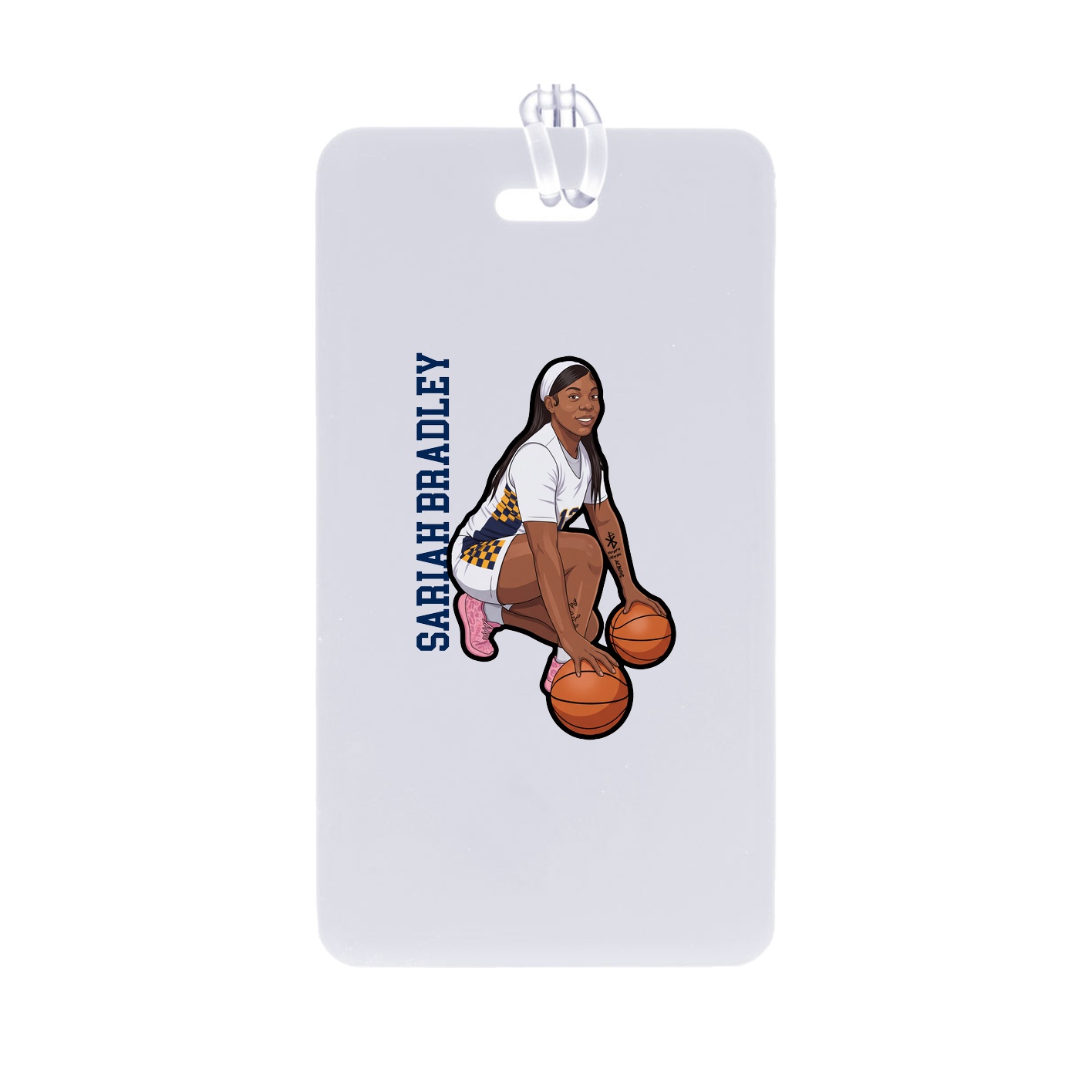 Bag Tag — Name Vertical in Classic