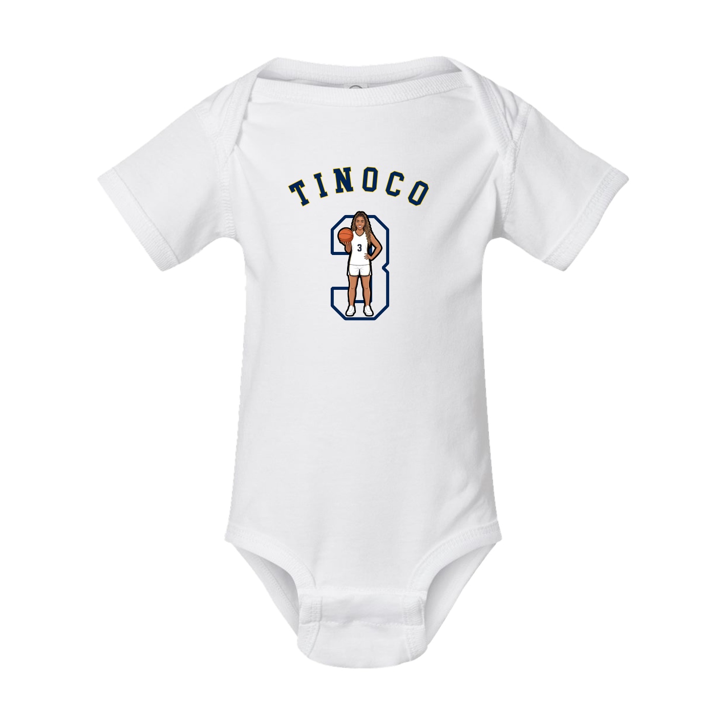 Baby Onesie — Shirsey Arch in White
