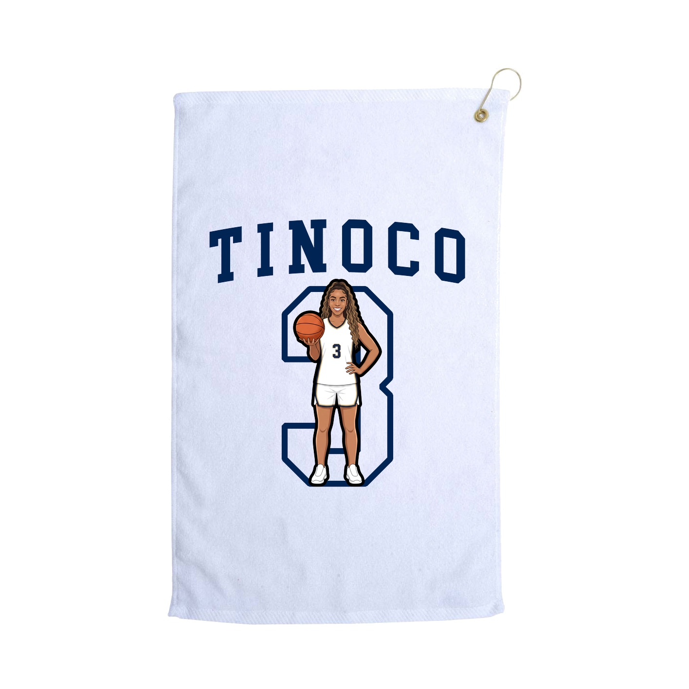 Golf Towel — Shirsey in White