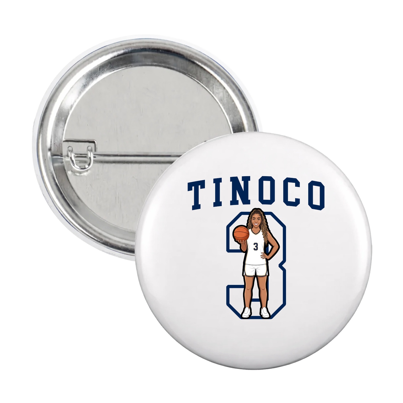 Game Day Button — Shirsey in White