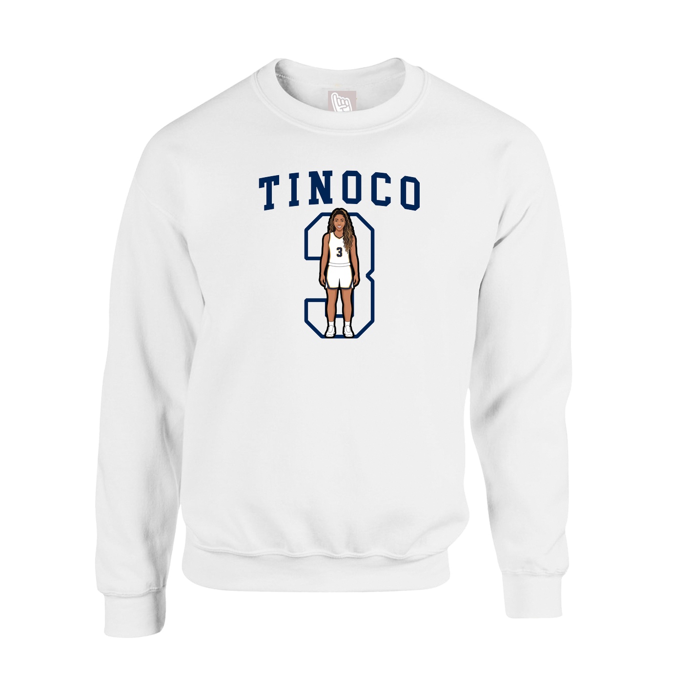 Fleece Crew — Shirsey in White