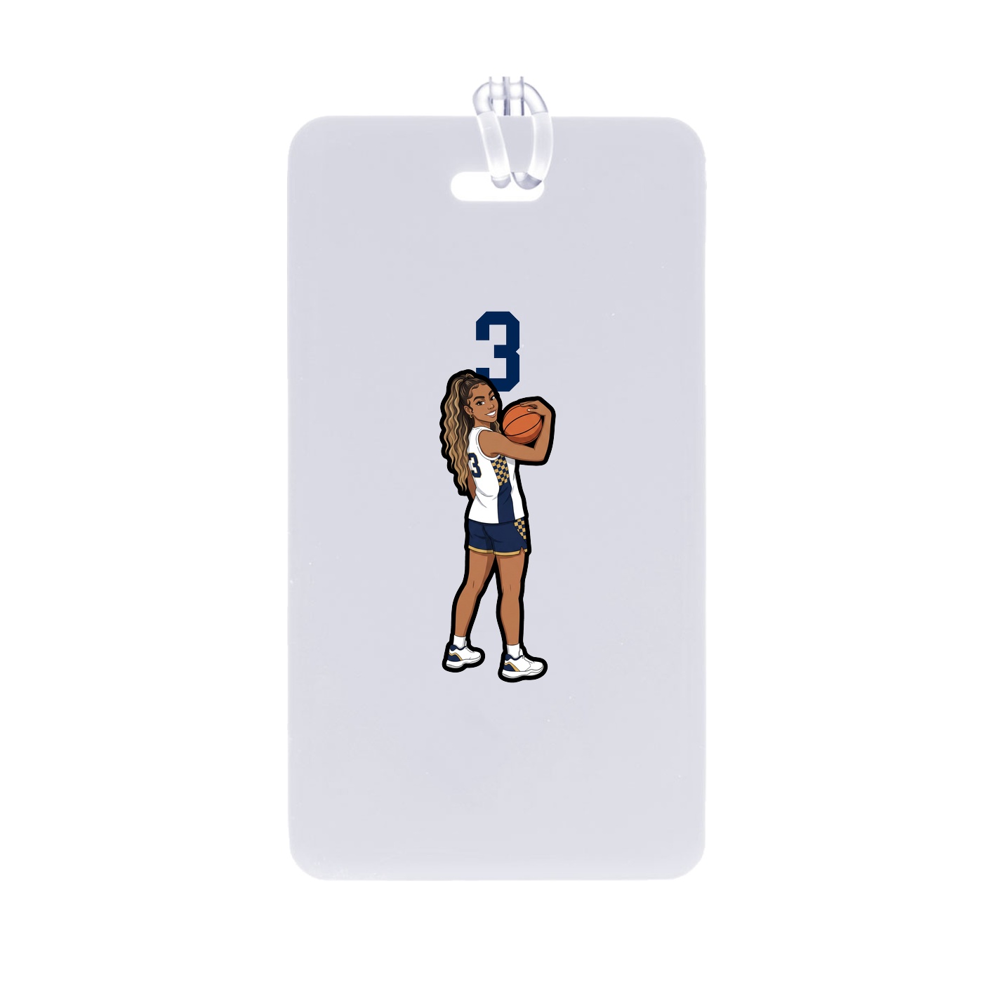 Bag Tag — Number Top in Classic