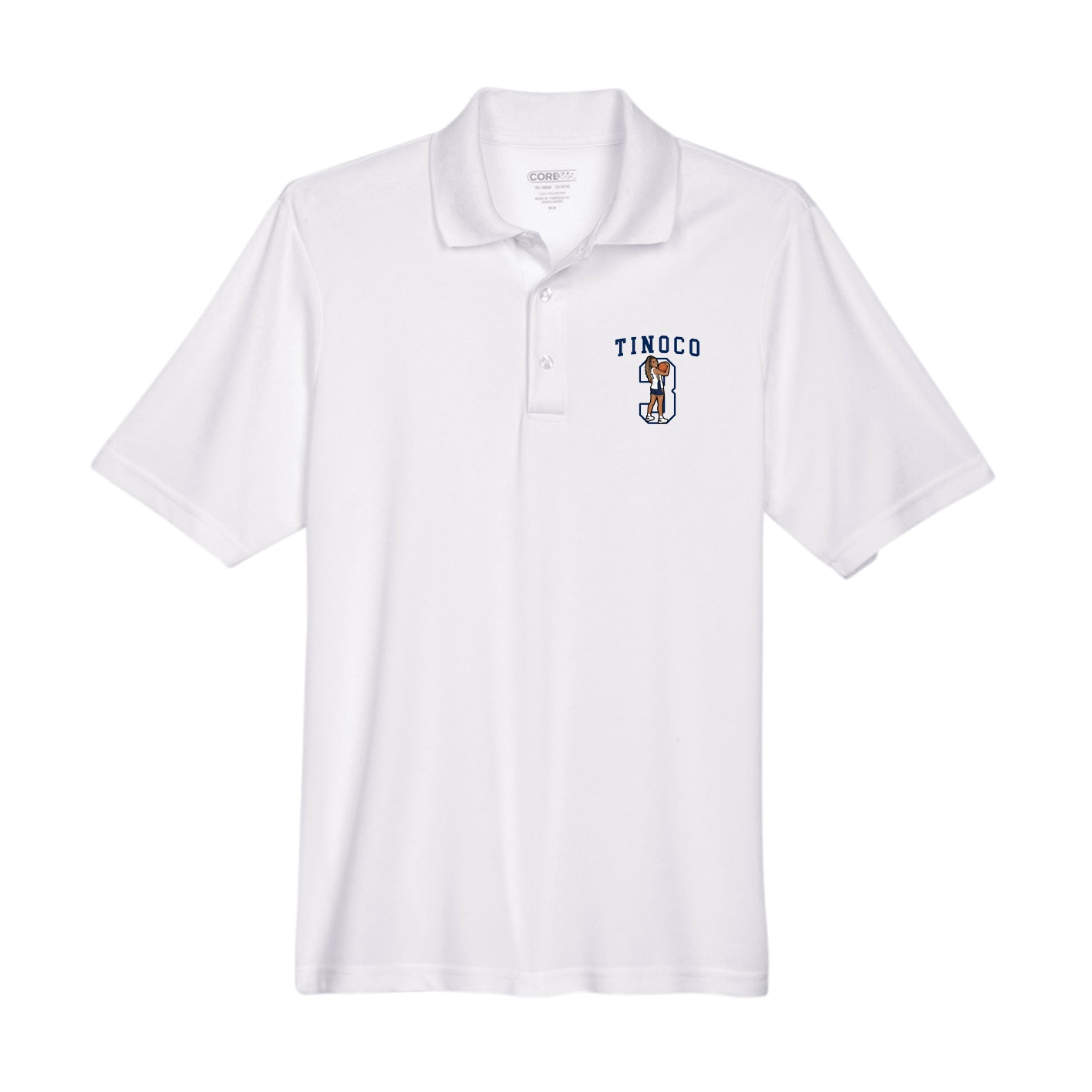 Performance Polo — Shirsey in White