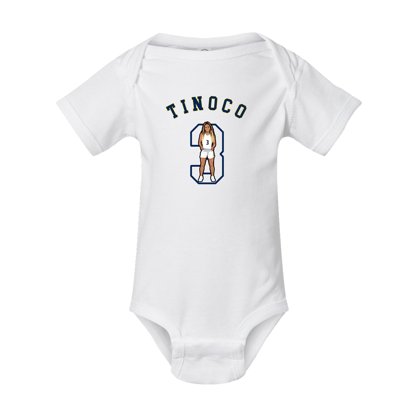 Baby Onesie — Shirsey Arch in White