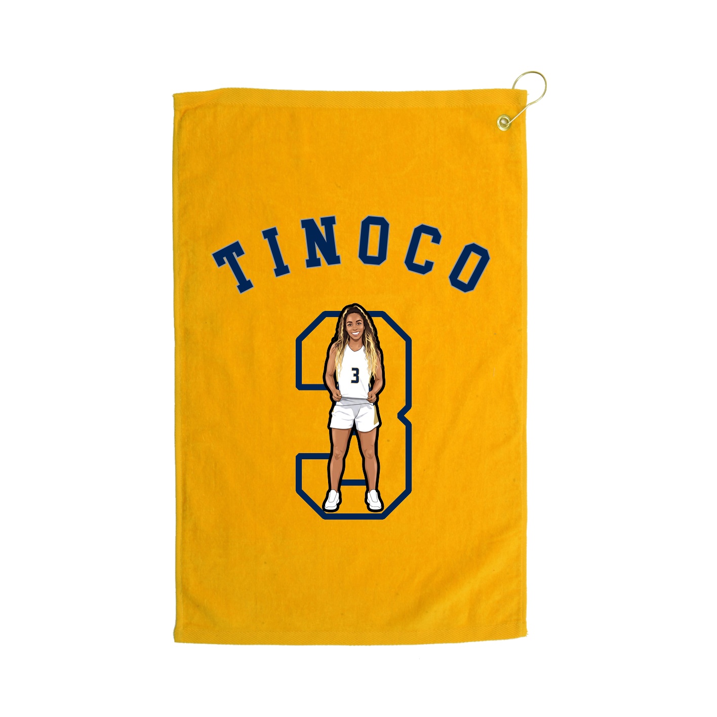 Golf Towel — Shirsey Arch in Gold