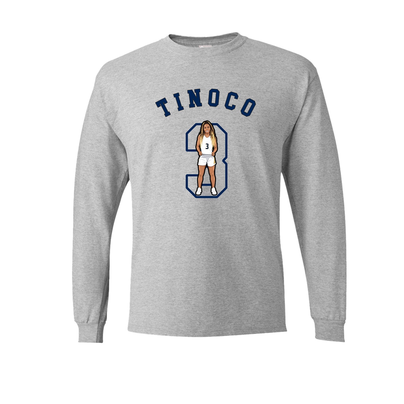 Long Sleeve Tee — Shirsey Arch in Grey