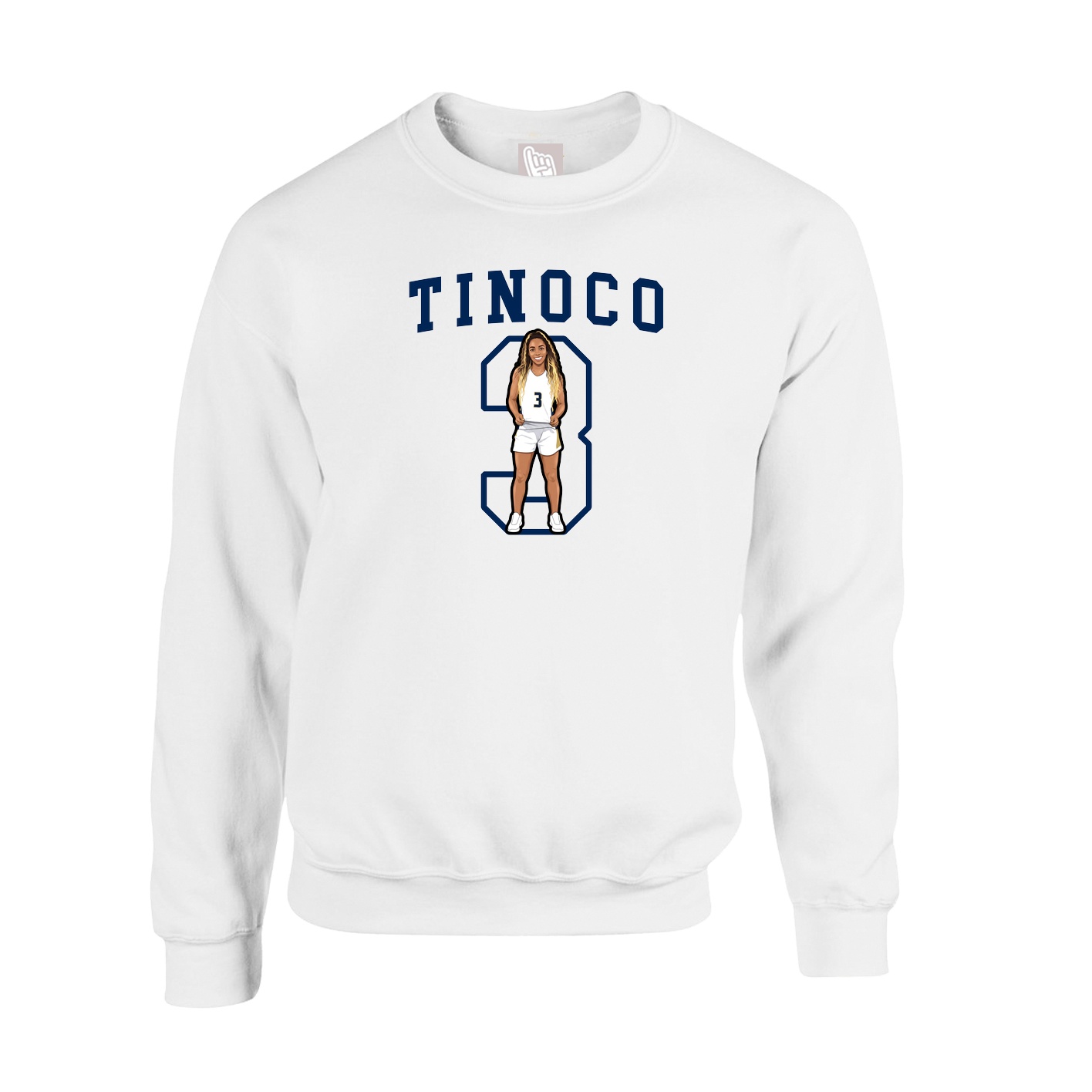 Fleece Crew — Shirsey in White