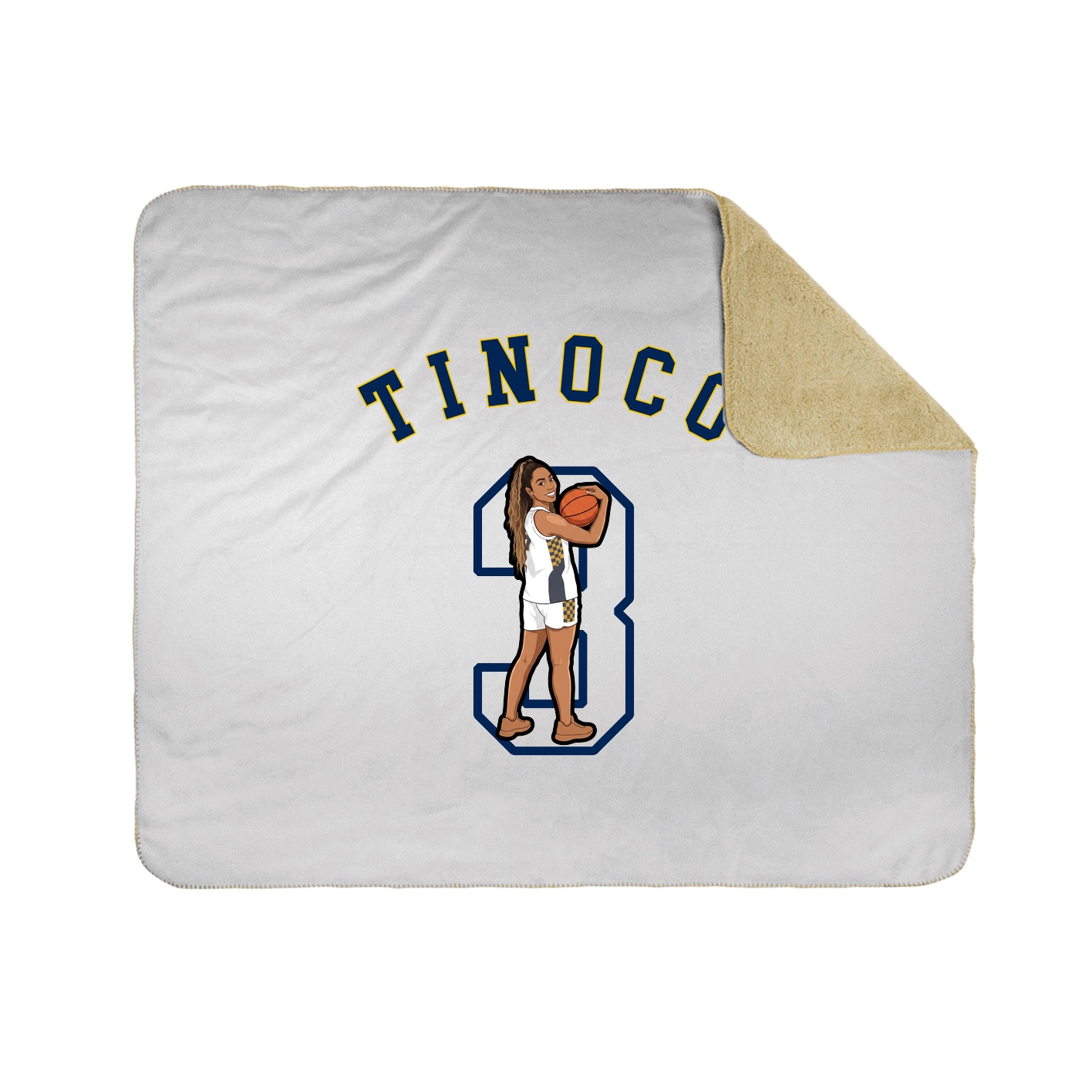 Throw Blanket — Shirsey Arch in White