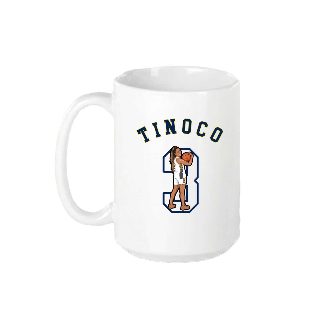 15oz Coffee Mug — Shirsey Arch in White