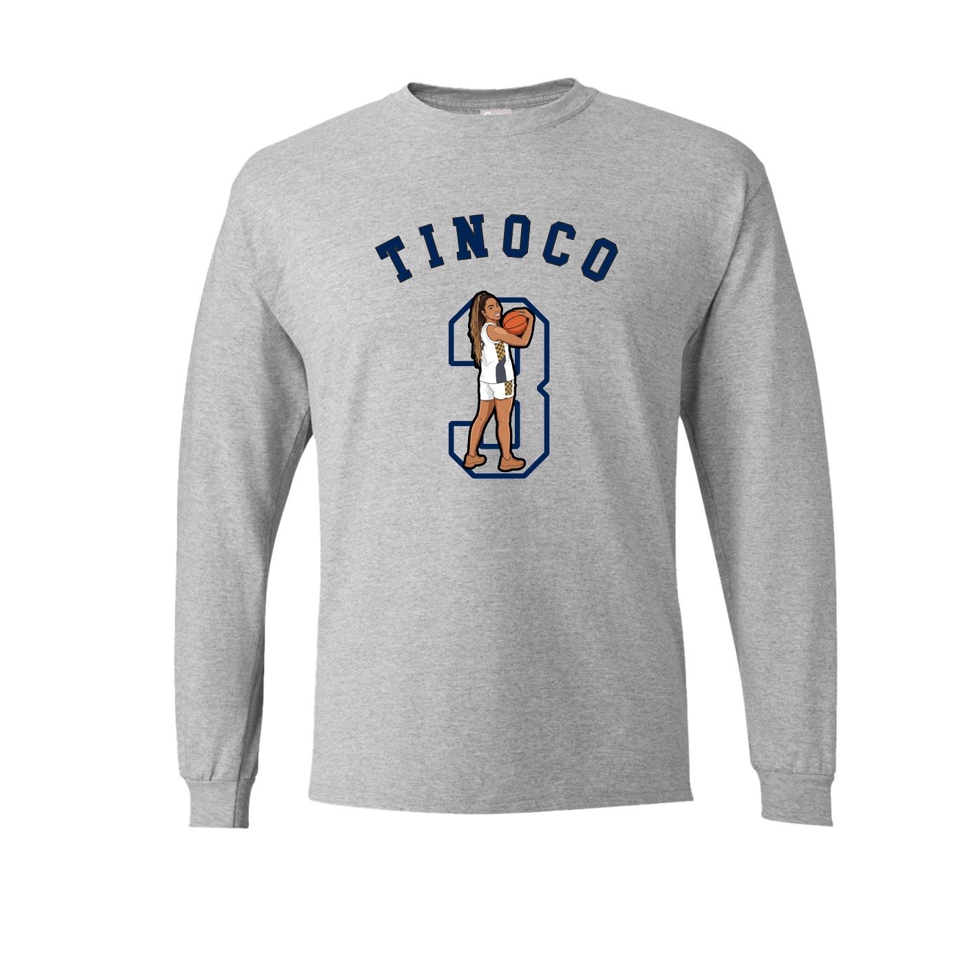 Long Sleeve Tee — Shirsey Arch in Grey