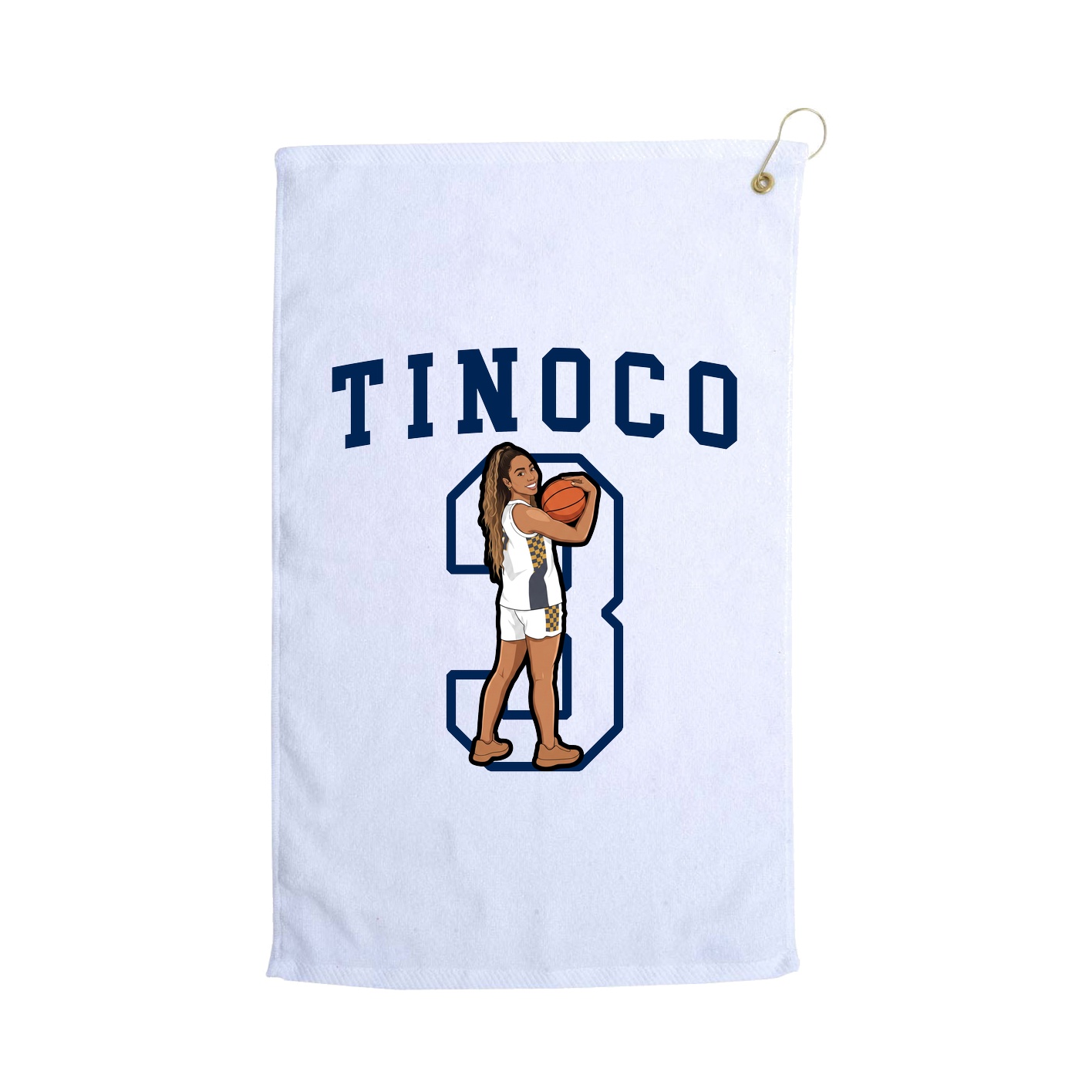 Golf Towel — Shirsey in White
