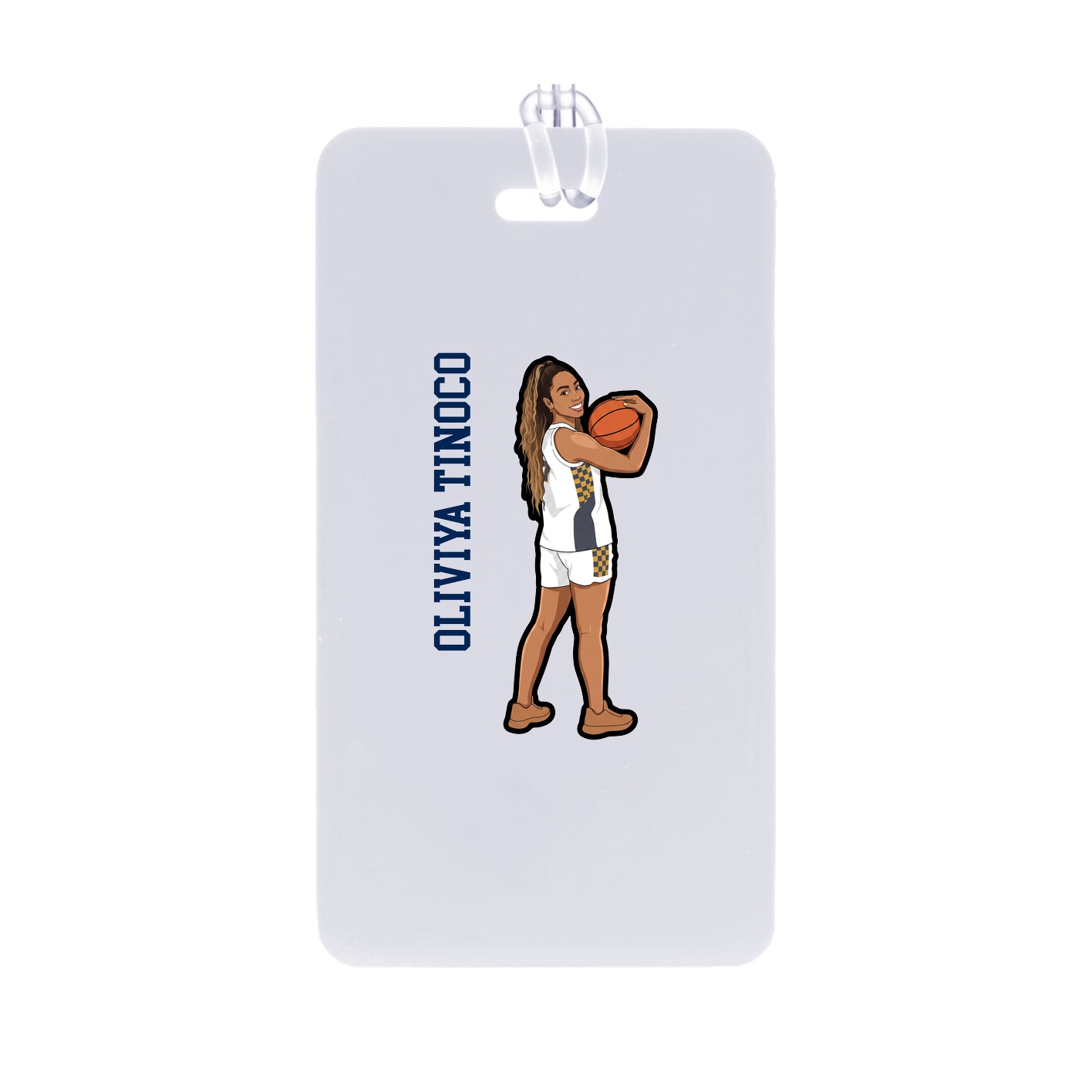 Bag Tag — Name Vertical in Classic