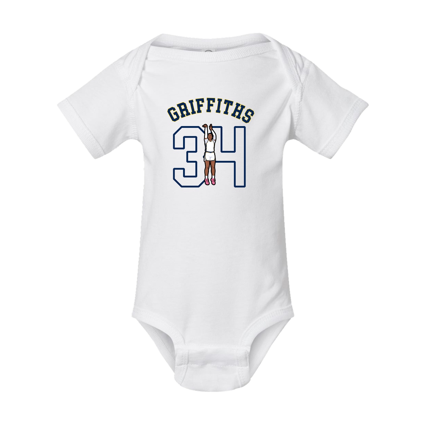 Baby Onesie — Shirsey Arch in White