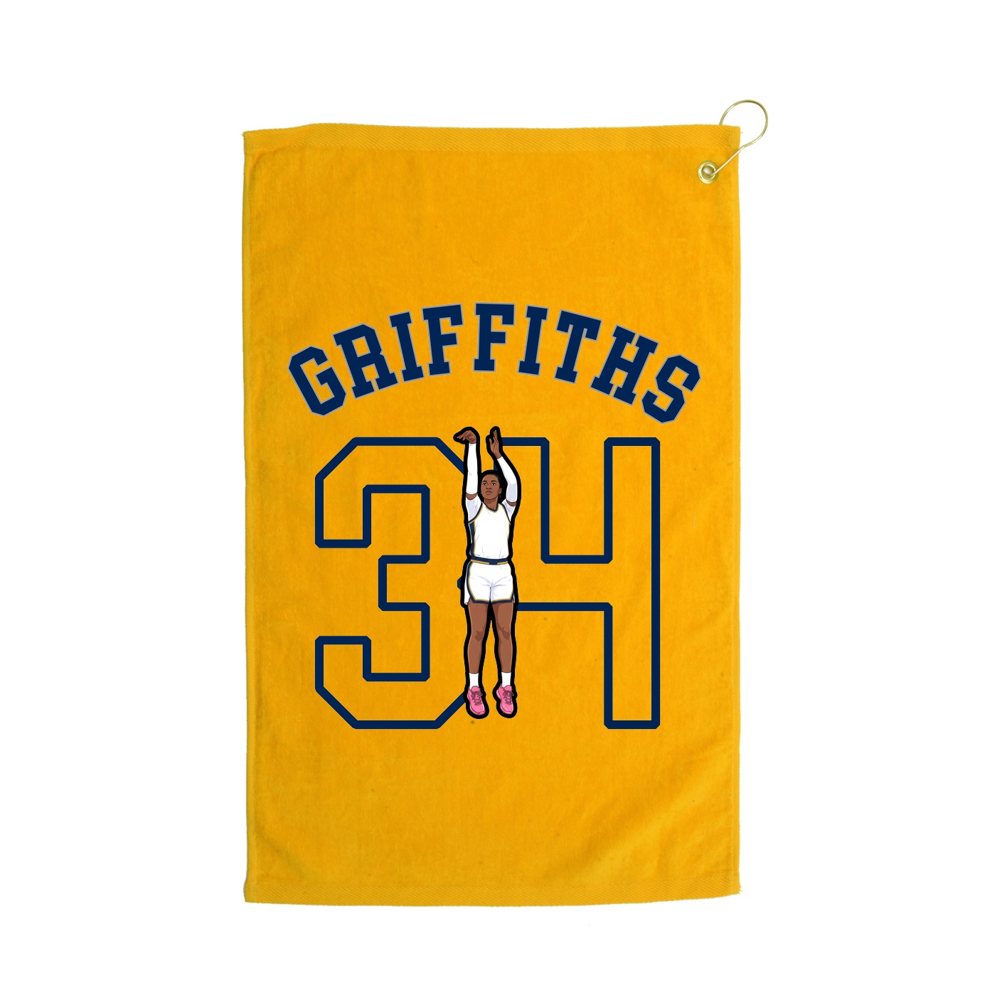 Golf Towel — Shirsey Arch in Gold