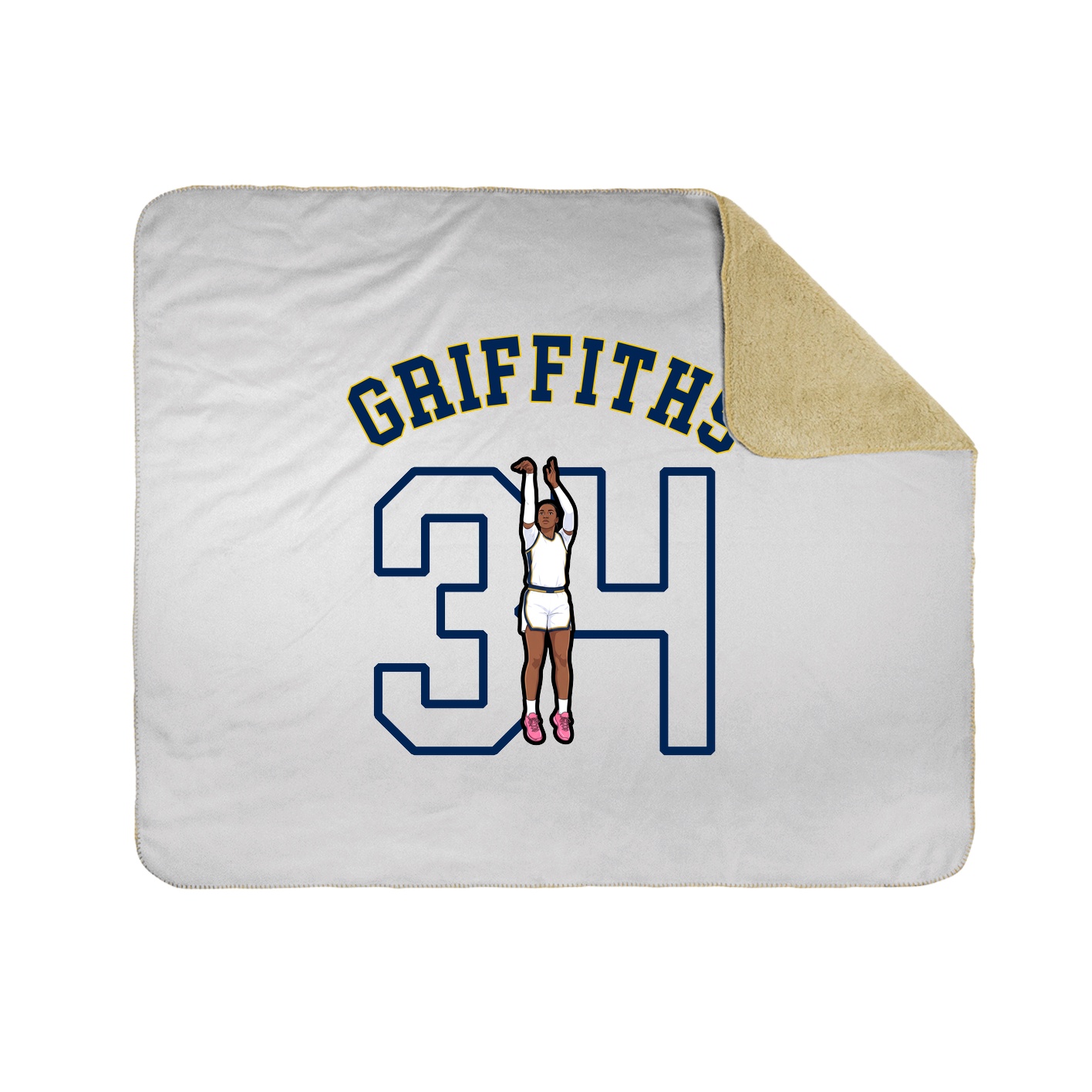 Throw Blanket — Shirsey Arch in White