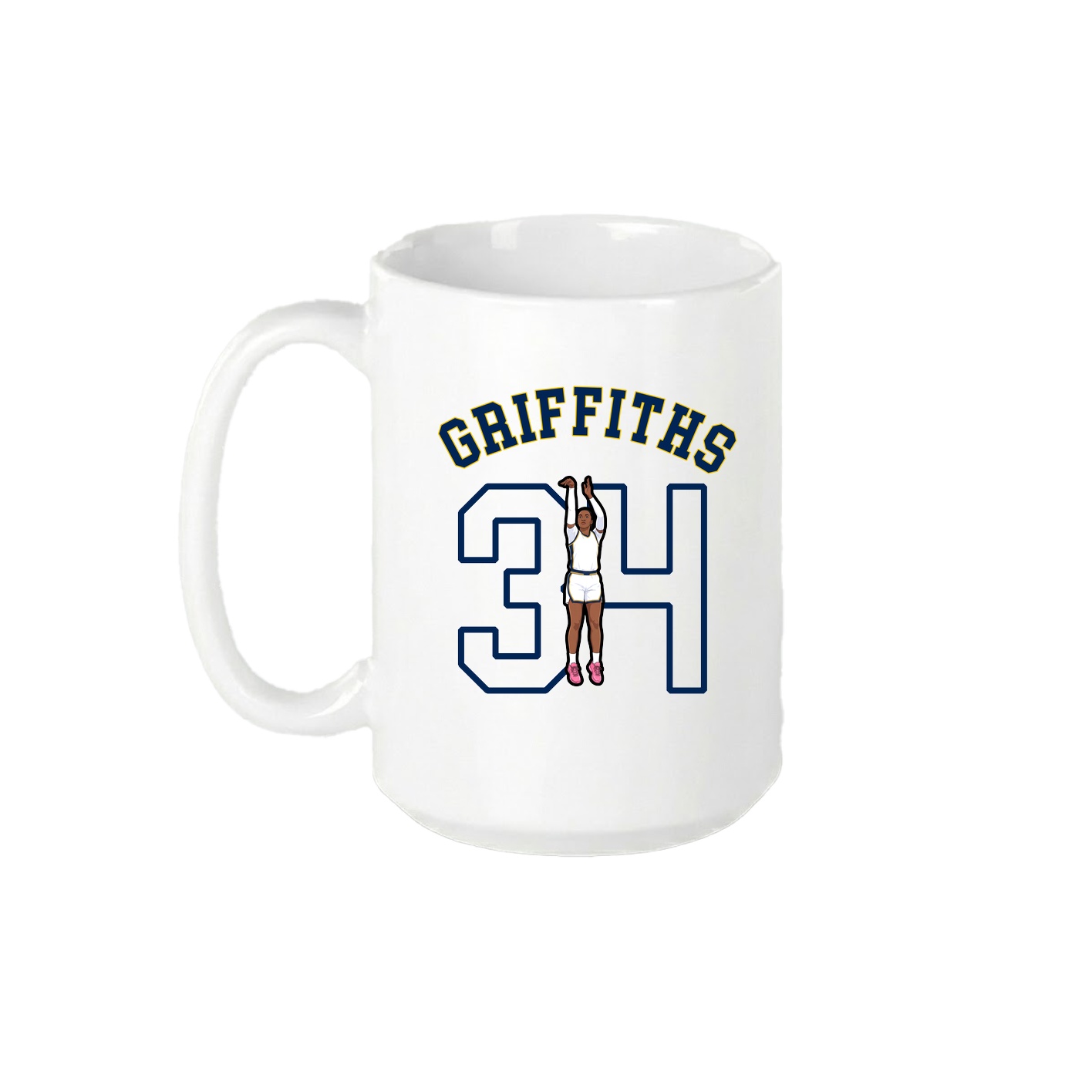 15oz Coffee Mug — Shirsey Arch in White