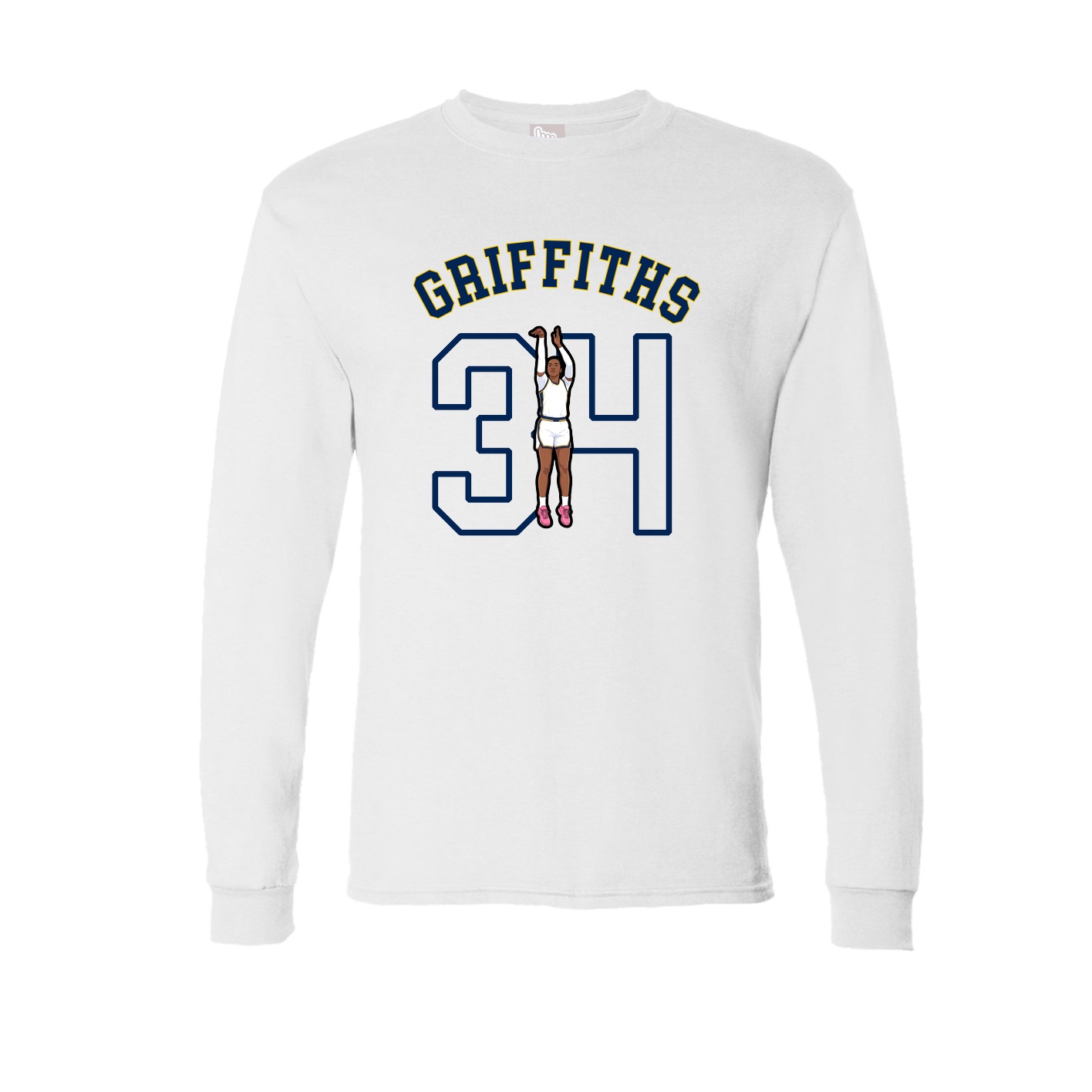 Long Sleeve Tee — Shirsey Arch in White