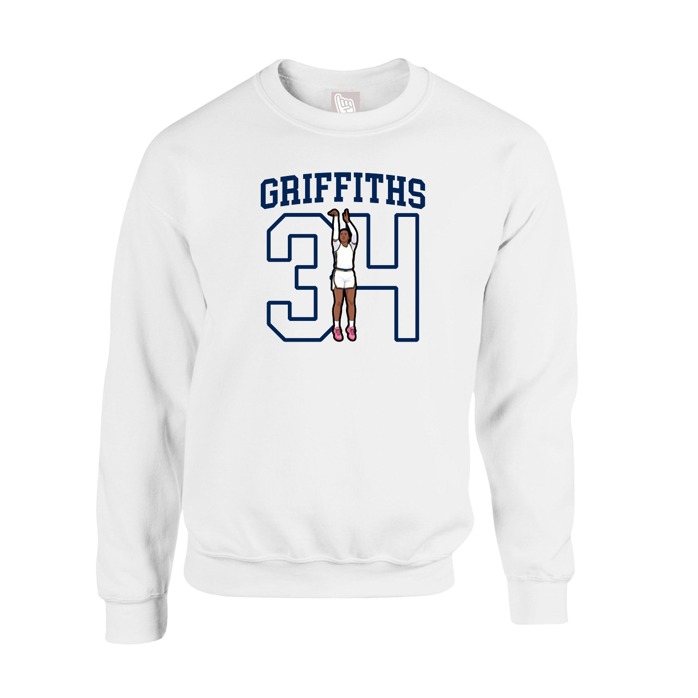 Fleece Crew — Shirsey in White