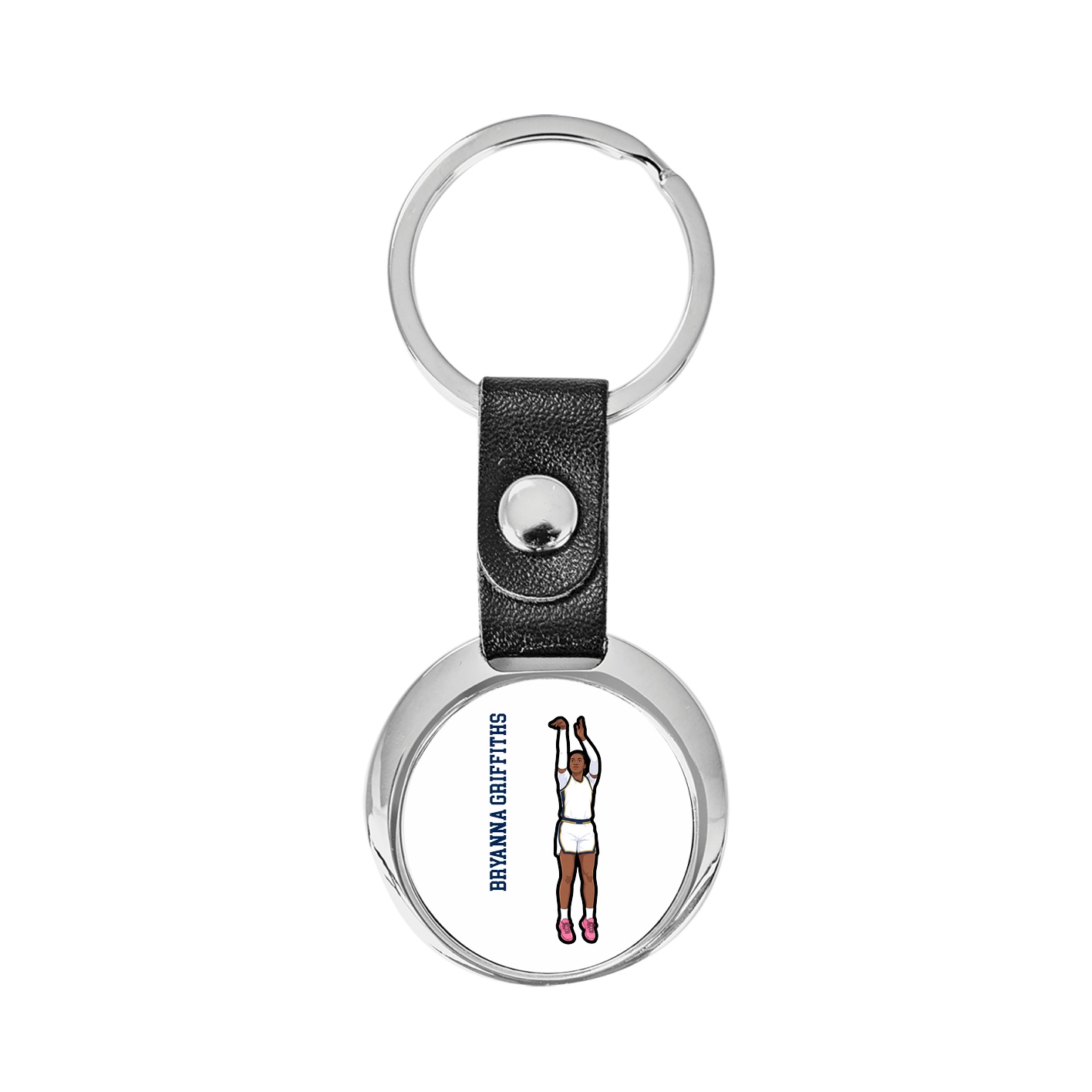 Key Chain — Name Vertical in Classic