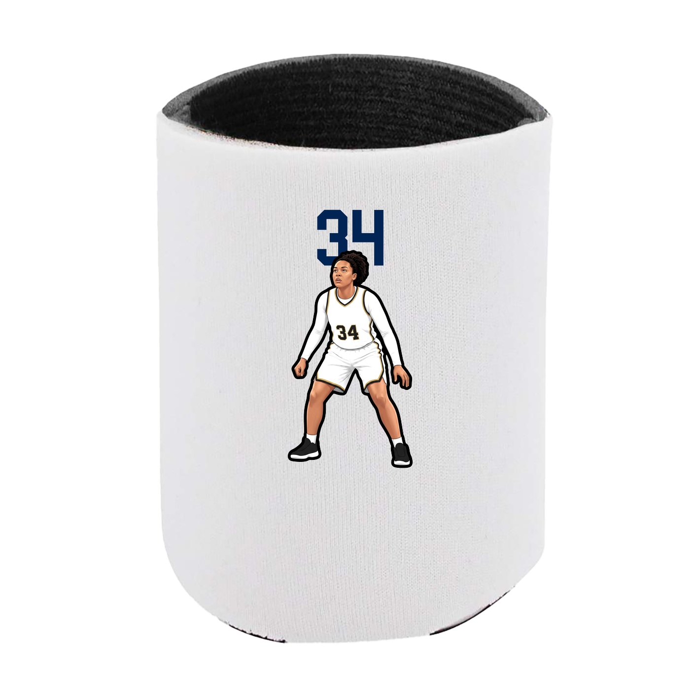 Can Holder — Number Top in White