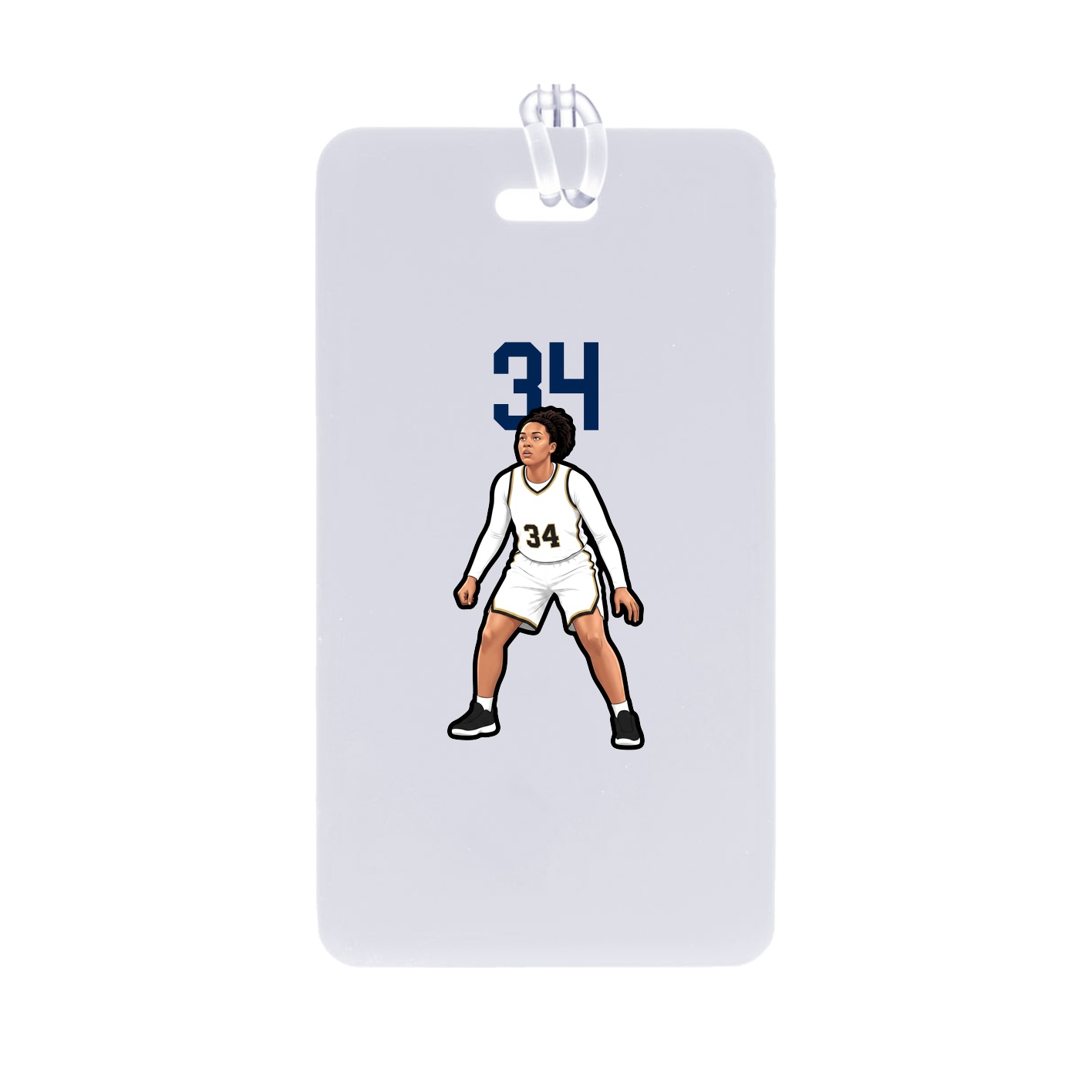 Bag Tag — Number Top in Classic