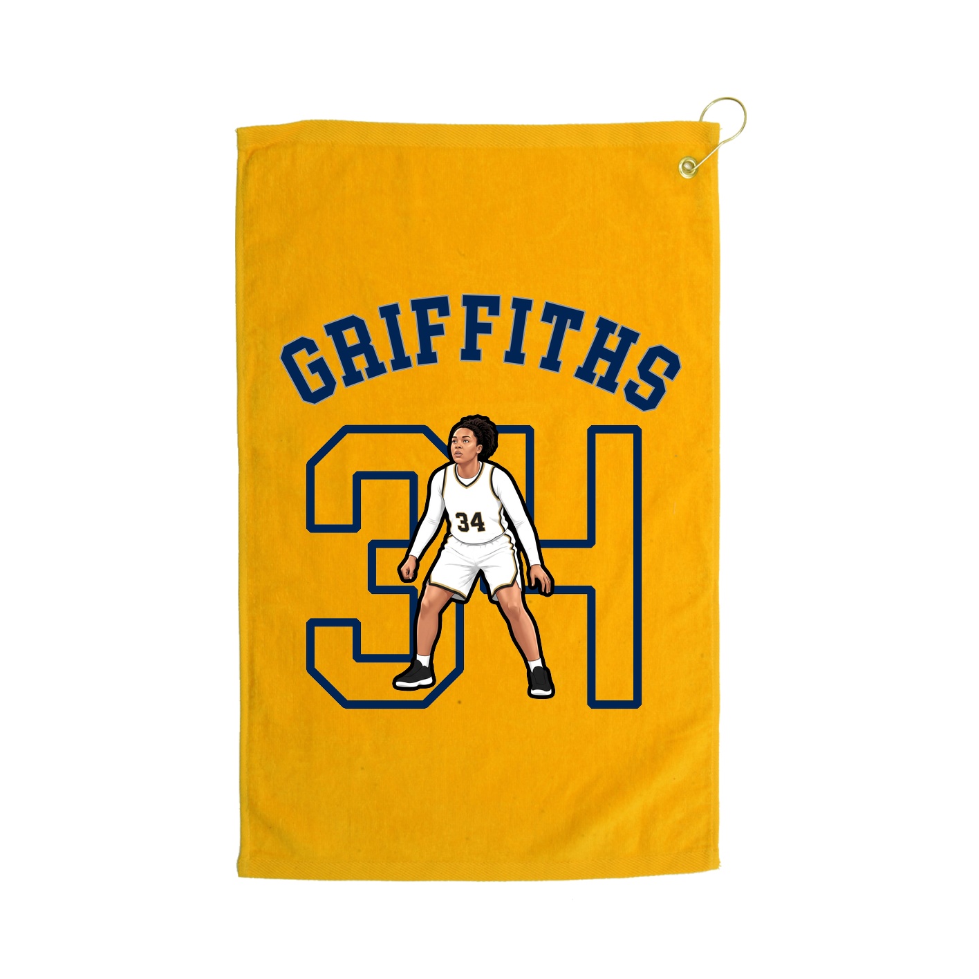 Golf Towel — Shirsey Arch in Gold