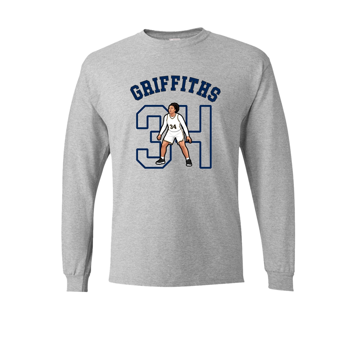 Long Sleeve Tee — Shirsey Arch in Grey