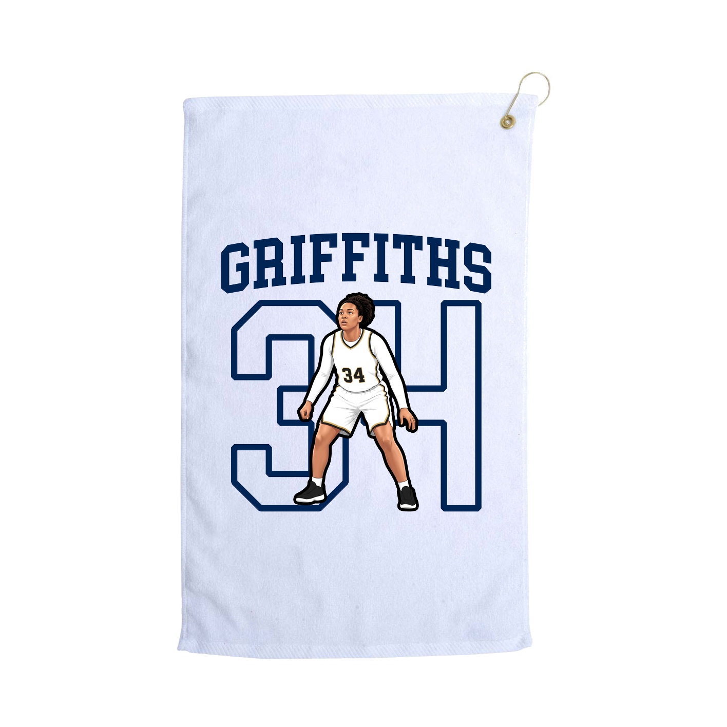 Golf Towel — Shirsey in White