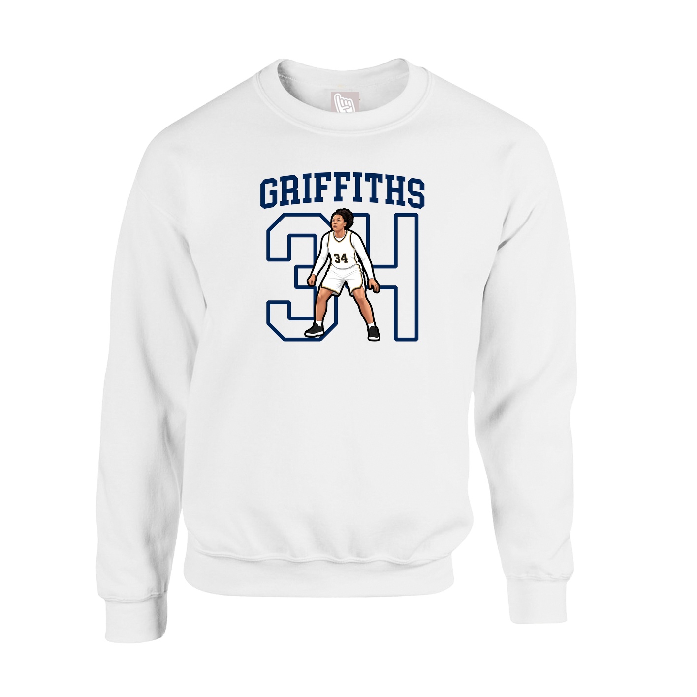 Fleece Crew — Shirsey in White