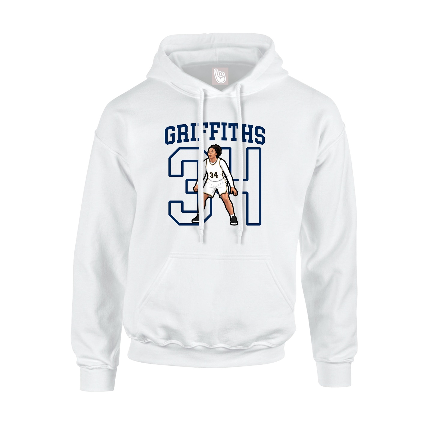 Youth Hoodie — Shirsey in White
