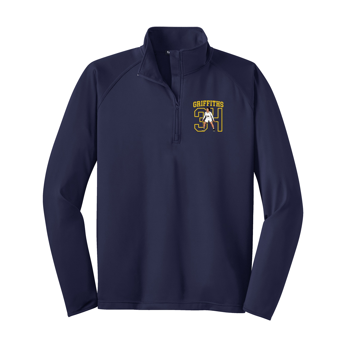 Q-Zip Pullover — Shirsey in Navy