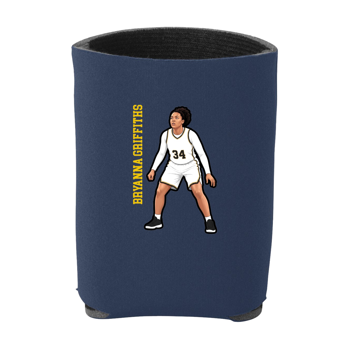 Can Holder — Name Vertical in Navy