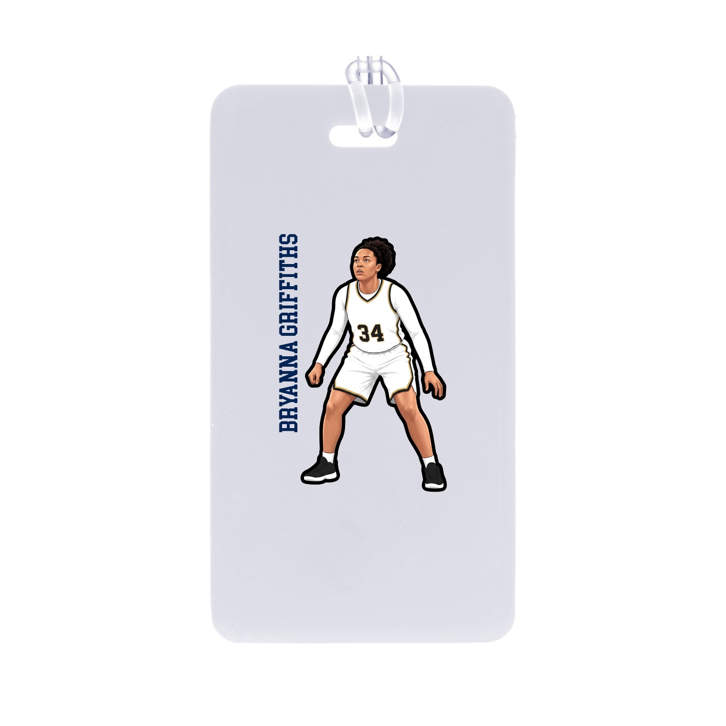 Bag Tag — Name Vertical in Classic