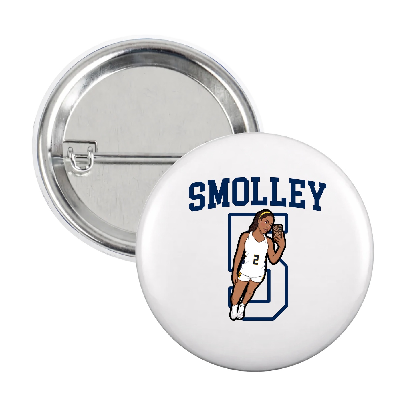 Game Day Button — Shirsey in White