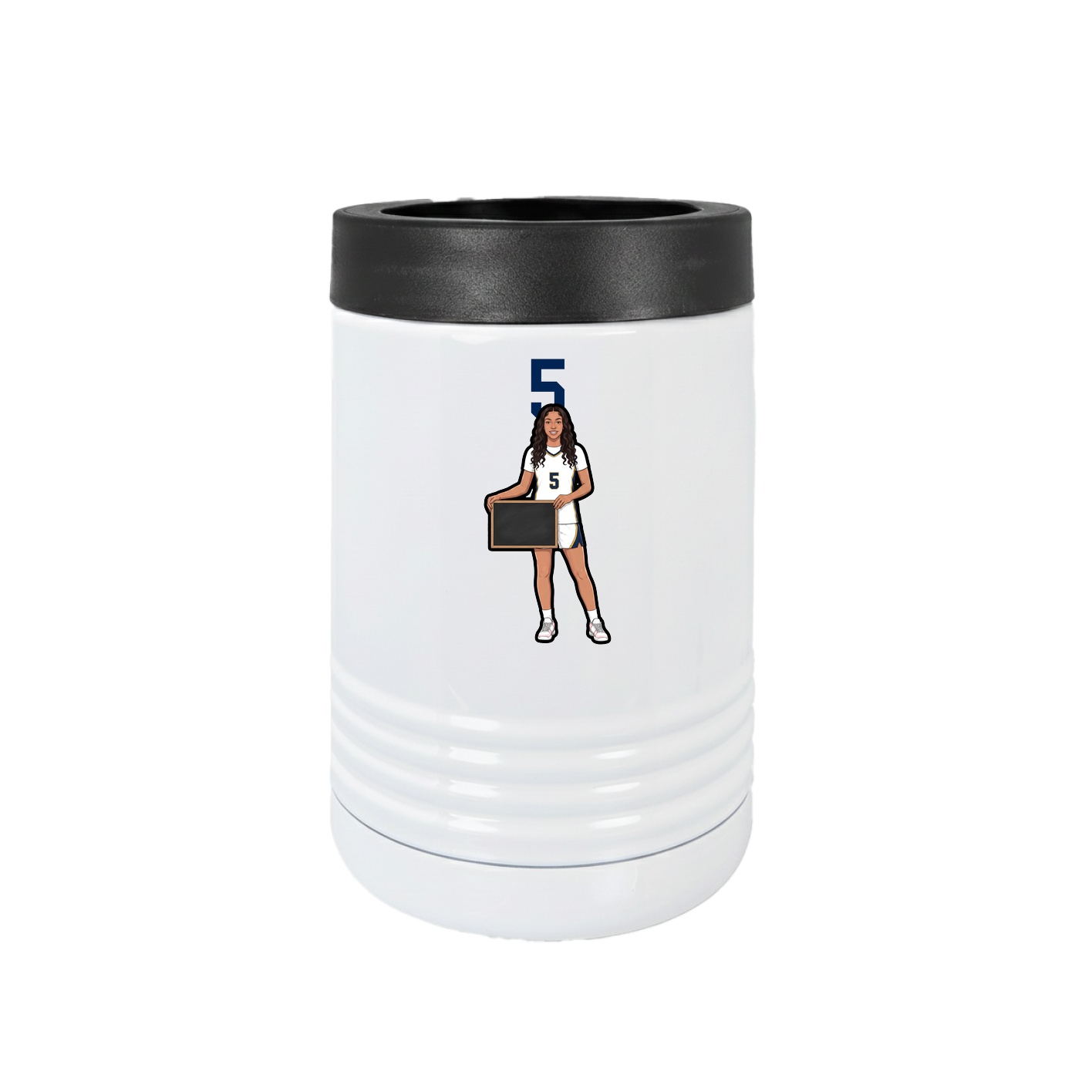Beverage Holder — Number Top in White